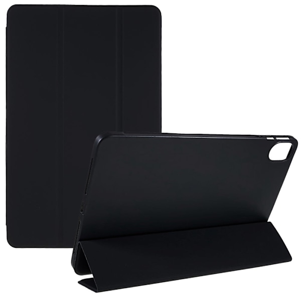 Tri-fold læderstativ-etui til Honor Pad 8 - Sort Black