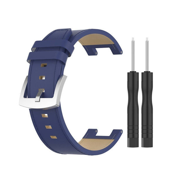Amazfit T-Rex koskind læder rem - blå Blue