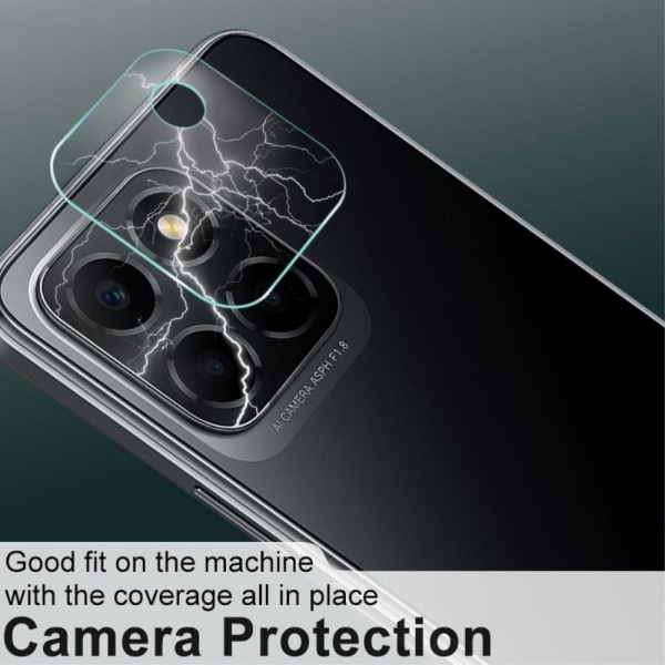 IMAK 2pcs ultra clear glass camera lens protector for Honor X8 Transparent