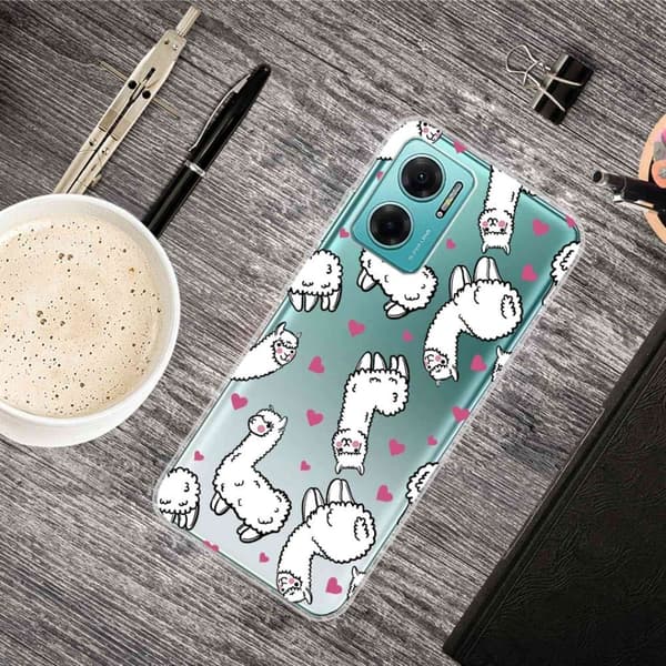 Deco Xiaomi Redmi Note 11E deksel - Alpakkaer White