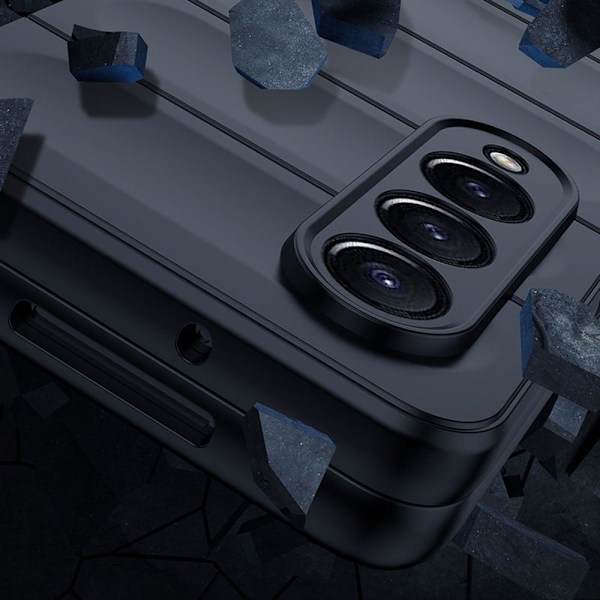 Mjukt greppformat Samsung Galaxy Z Fold4 skal - Grön Grön