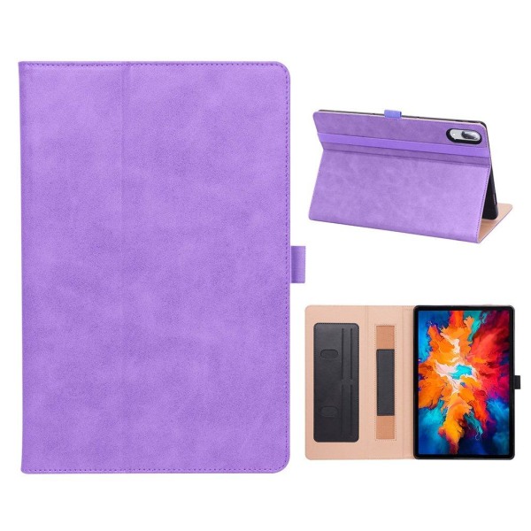Lenovo Tab P11 Pro simple leather case - Purple Lila
