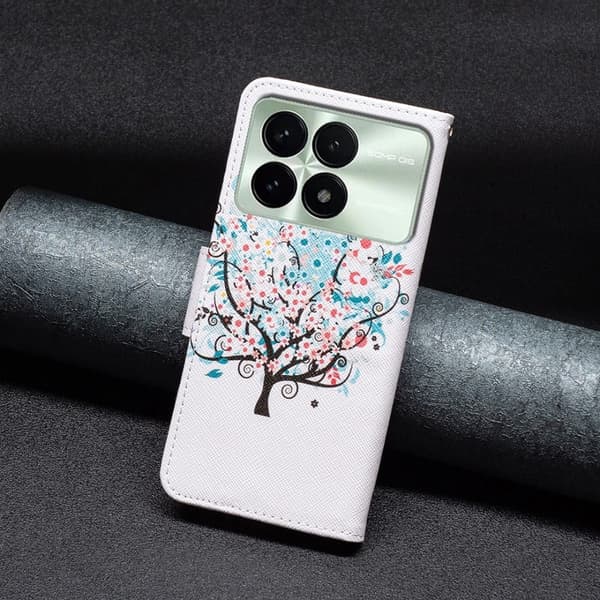 Wonderland Xiaomi Redmi K70E fodral -Blommigt Träd Rosa