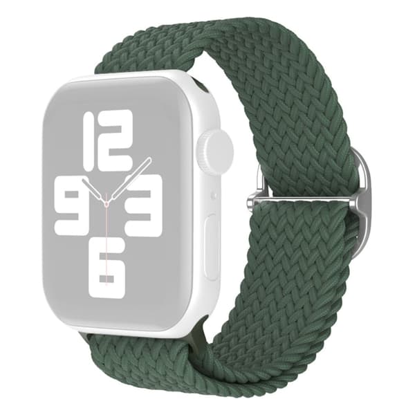 Apple Watch (41 mm) klockarmband i nylon - Olivgrön Grön