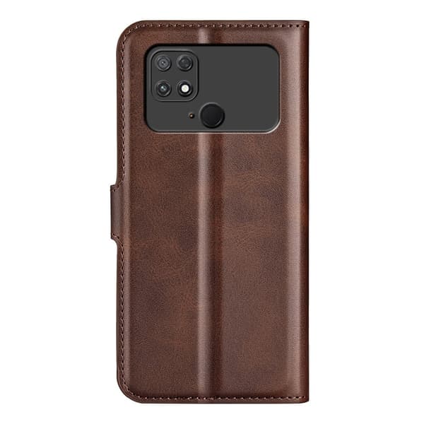 Lompakko Nahkakotelo For Xiaomi Poco C40 - Ruskea Brown