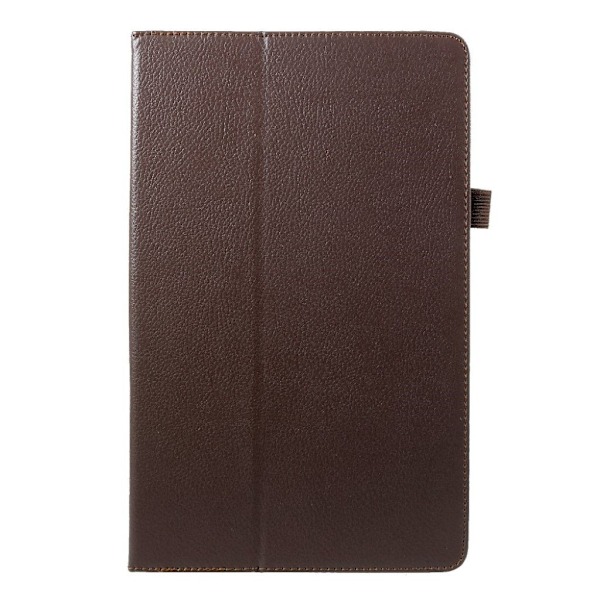 Samsung Galaxy Tab A 10.5 Taivutettava Tabletti Suojakuori Synteetti Nahasta - Kahvi Brown