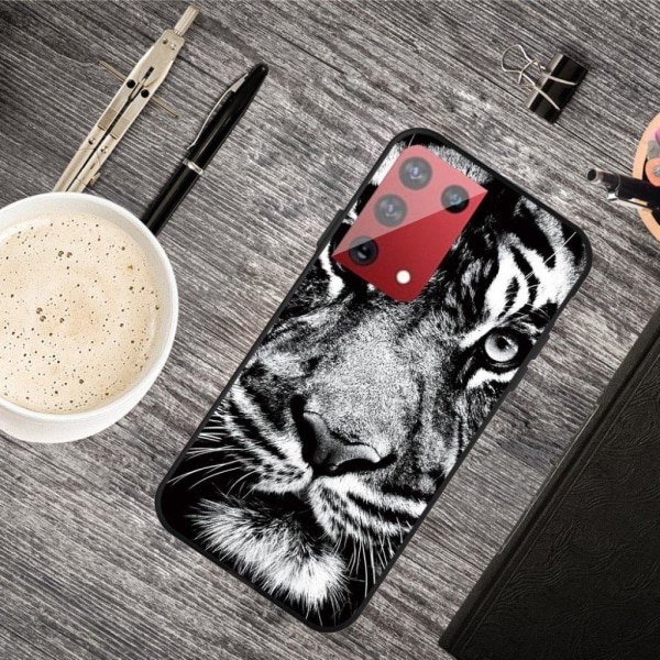 Imagine Samsung Galaxy S21 Ultra etui - tiger Black