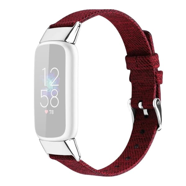 Fitbit Luxe -kellon hihna kankaalle - Punainen / Koko: L Red