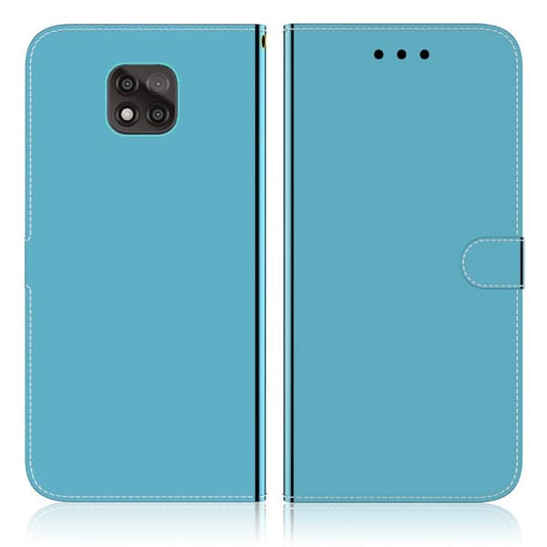 Mirror Motorola Moto G Power (2021) flip case - Sininen Blue