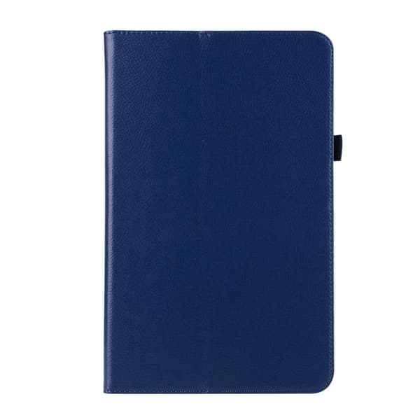 Litchi Grain Smart Läderfodral Samsung Galaxy Tab A 10.1 (2016) T580 T585 - Mörkblå Blå