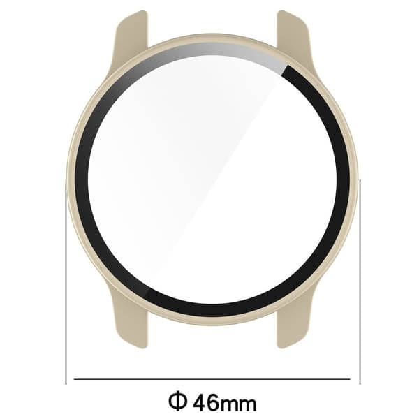 Garmin Venu 2 Plus -suojus, jossa on karkaistua lasia oleva näytönsuoja - Musta Blue