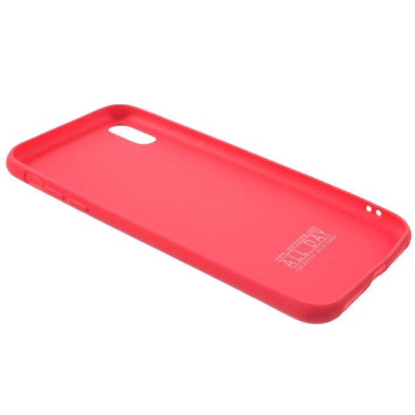ROAR KOREA iPhone Xs Max mobilskal silikon matt – Röd Röd