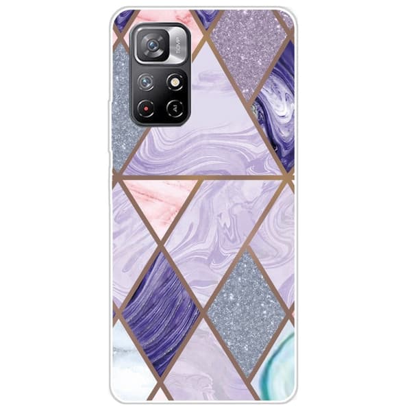Marble design Xiaomi Redmi Note 11T 5G kotelot - Kolmiot Ja Kolmiot Multicolor