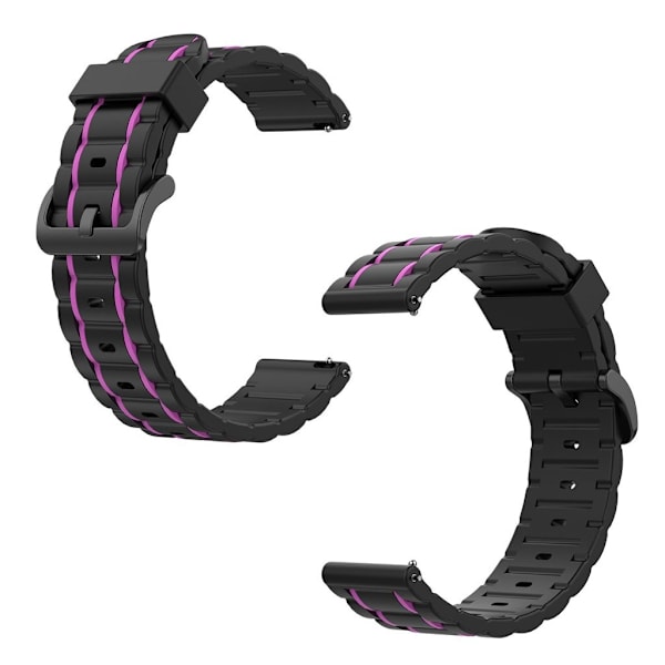 Fitbit Versa / 2 / Lite wavy silicone watch band - Rose Rosa