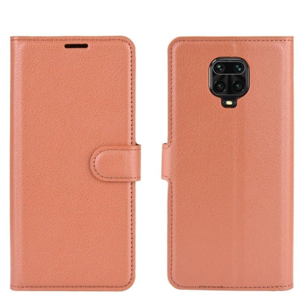 Classic Xiaomi Redmi Note 9 Pro / Note 9S / 9 Pro Max kotelot - Ruskea Brown