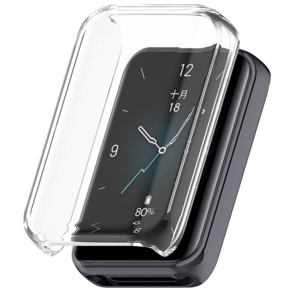 Honor band 9 Clear flexible Cover Smartwatch Protector stødsikkert Frame Case Transparent
