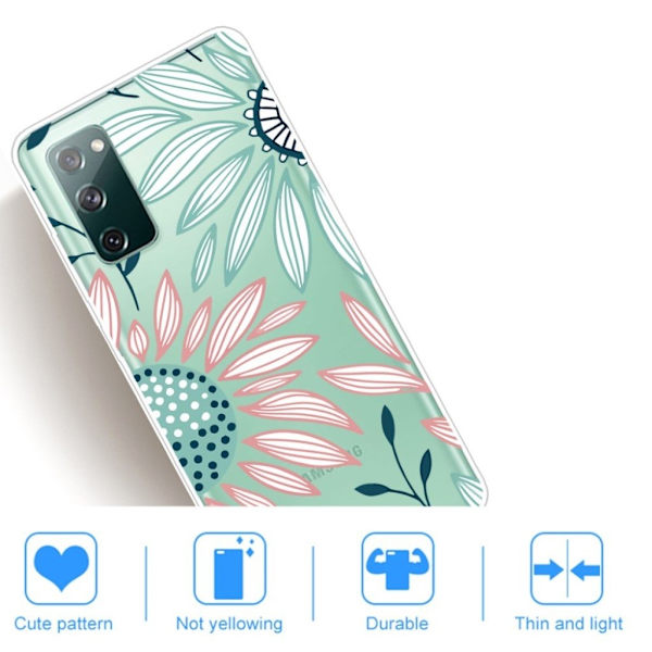 Deco Samsung Galaxy S20 FE 5G / S20 Fe Etui - Solsikke Multicolor