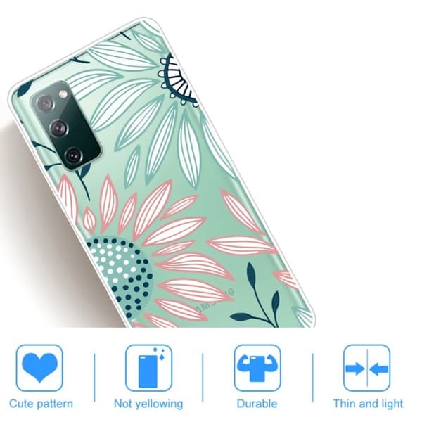 Deco Samsung Galaxy S20 FE 5G / Samsung Galaxy S20 FE kotelot - Auringonkukka Multicolor