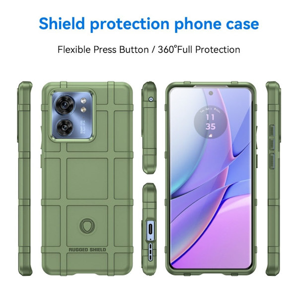 Rugged Shield Etui Motorola Edge 40 - Grøn Green