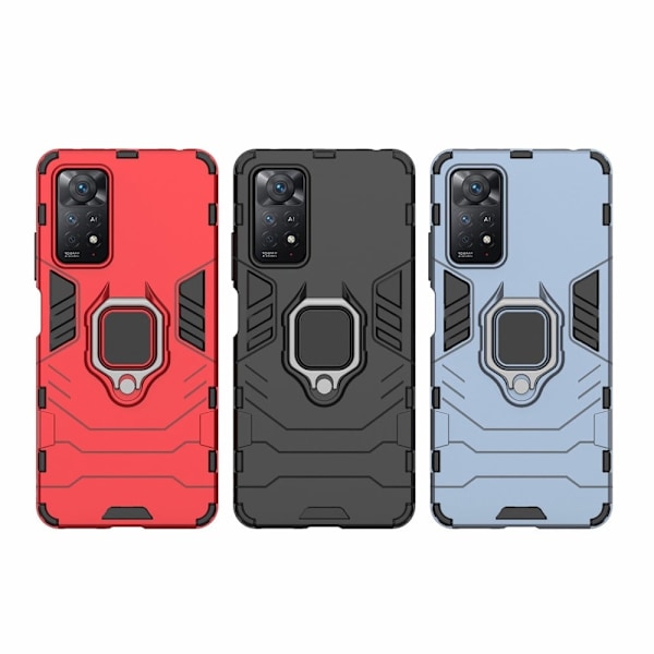 Rengassuojakotelo - Xiaomi Redmi Note 11 Pro 5G / Note 11 Pro - Musta Black