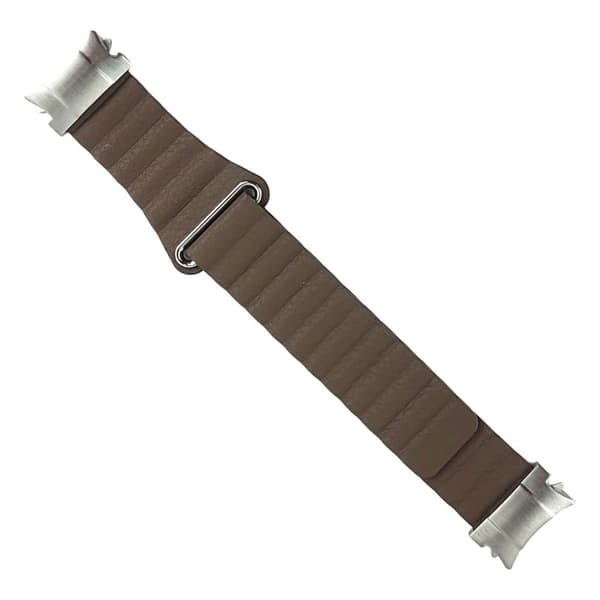 Samsung Galaxy Watch 5 / 4 ægte læderrem - Solbrun Brown
