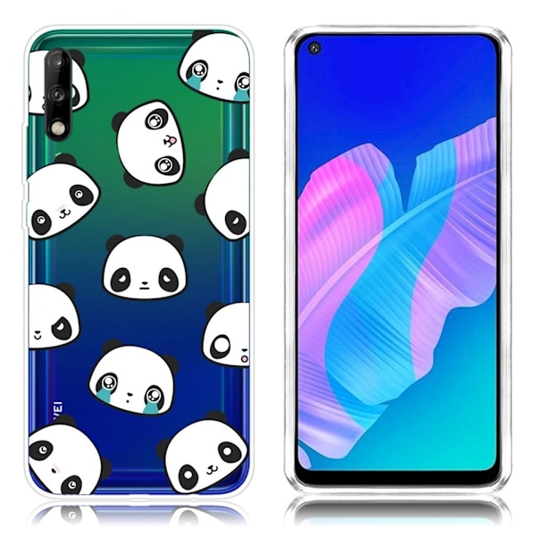 Deco Huawei P40 Lite E deksel - Pandaer Multicolor