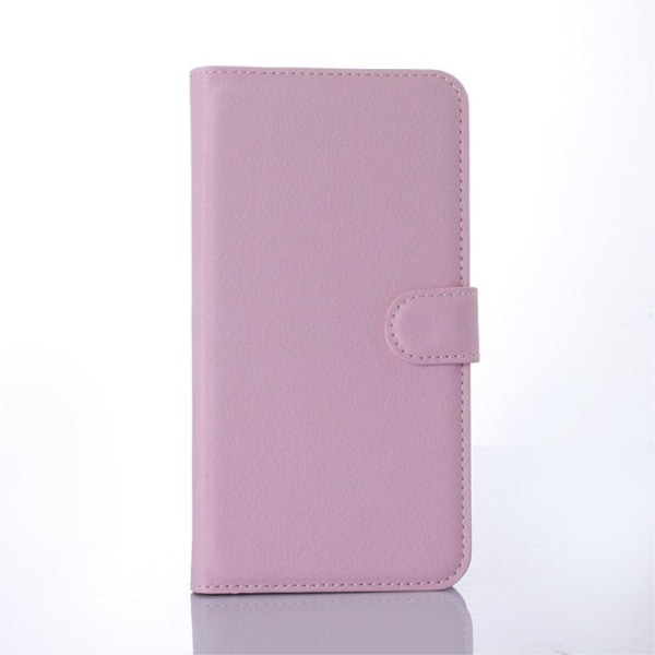 Moen Microsoft Lumia 640 XL Læder Flip Etui med Kortholder - Pin Pink