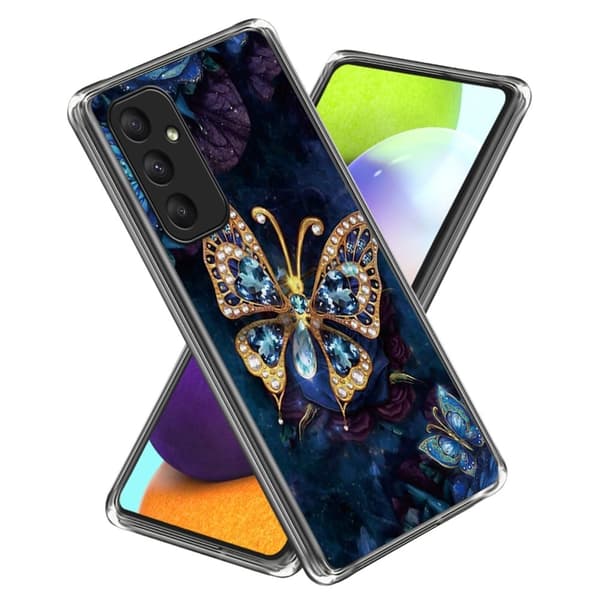 Deco Samsung Galaxy A55 kotelot - Koruja Perhonen Blue