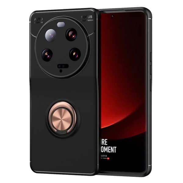 Ringo Etui Xiaomi 13 Ultra - Sort / Rødguld Black