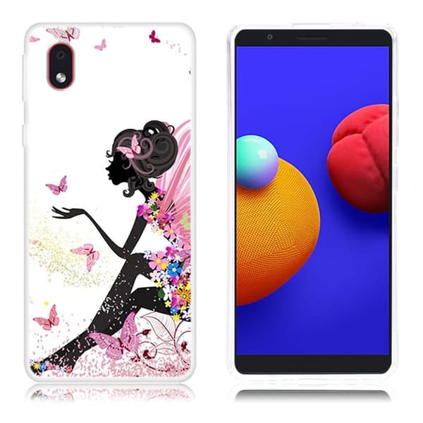 Deco Samsung Galaxy A01 Core Etui - Kaktus Jente Black