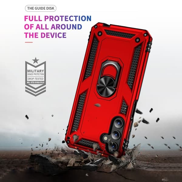 Bofink Combat Samsung Galaxy A15 mobilskal - Röd Röd