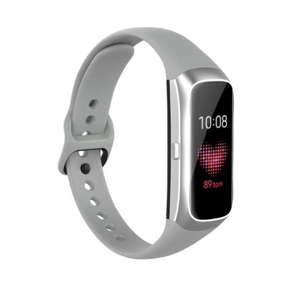 Samsung Galaxy Fit simpel silikone Urrem - Grå Silver grey