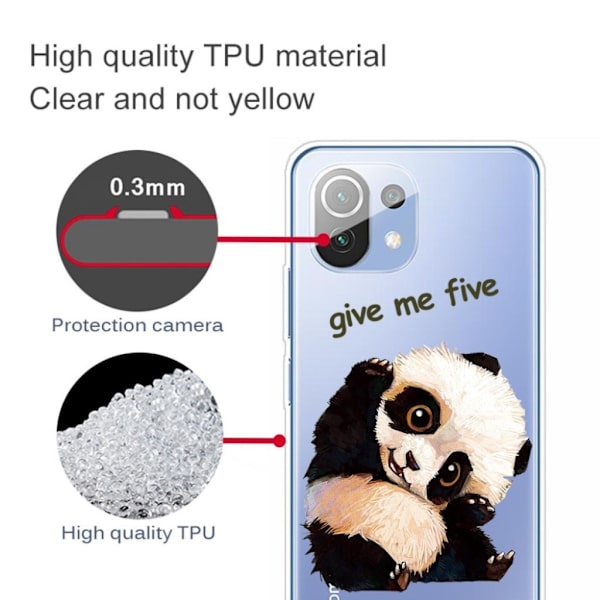 Deco Xiaomi Mi 11 Pro Etui - Panda Black