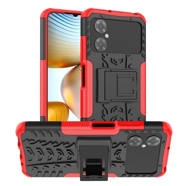 Offroad Xiaomi Poco M4 5G skal - Röd Röd