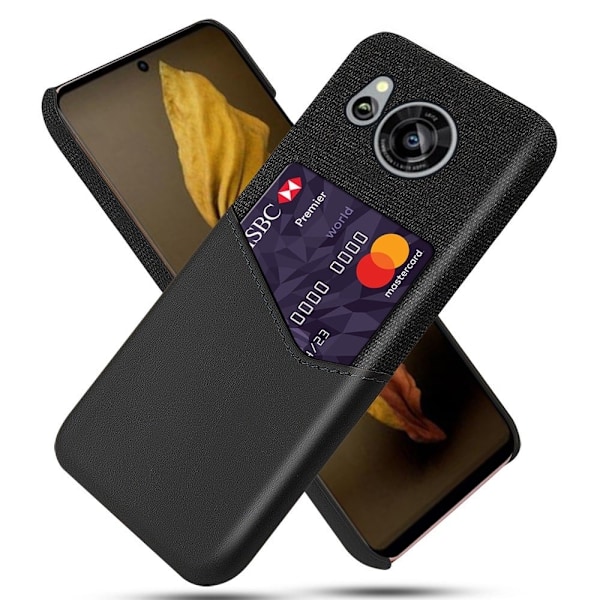 Bofink Sharp Aquos Sense 7 Kort Cover - Sort Black