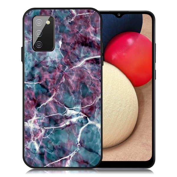 Imagine Samsung Galaxy A02s kotelot - Marmori Kuvio Multicolor