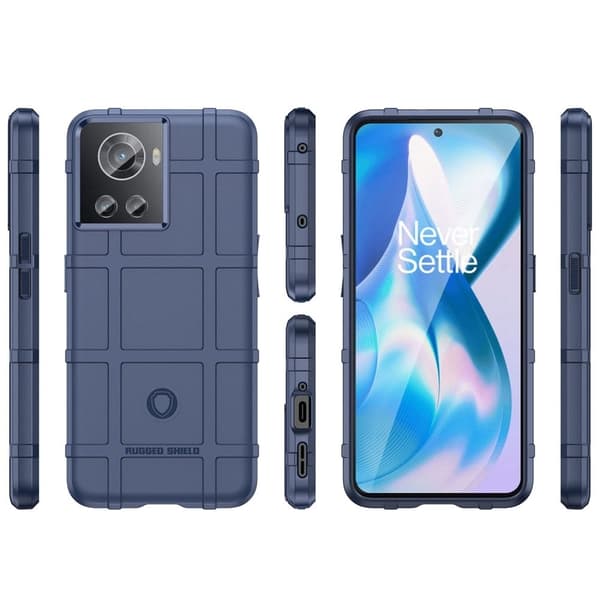 Rugged Shield OnePlus 10R / OnePlus Ace deksel - Blå Blue