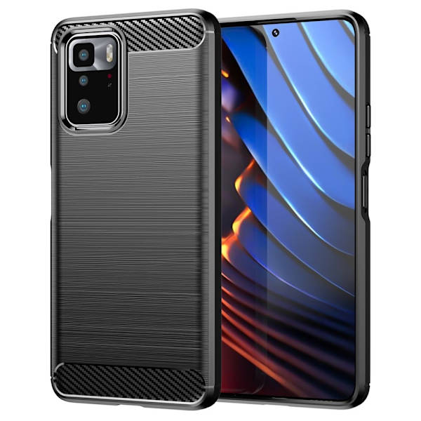 Carbon Flex Etui Xiaomi Poco X3 GT - Sort Black