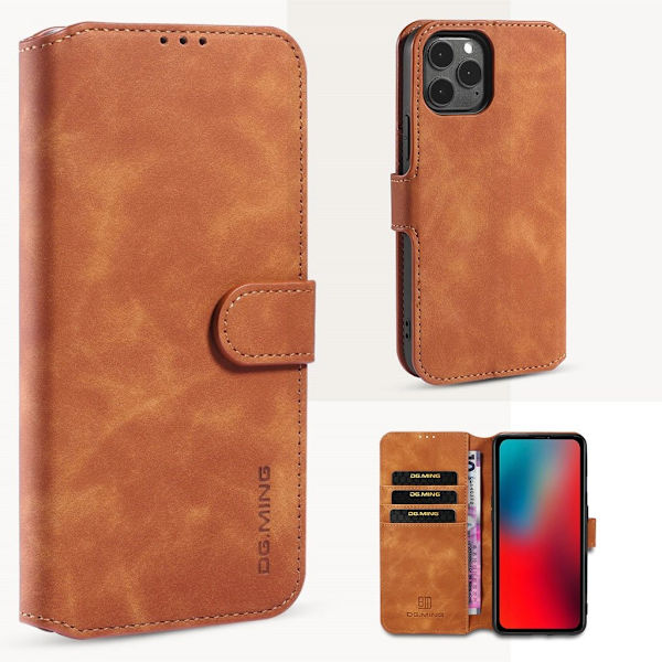 DG.Ming Retro iPhone 13 Mini fodral - Brun Brun