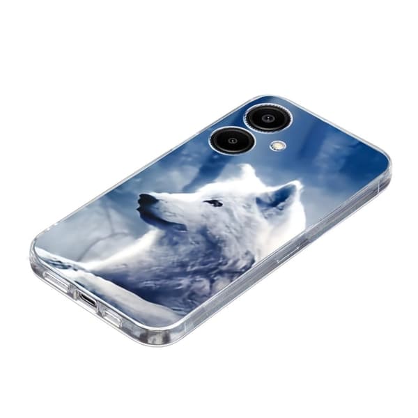 Vibe Samsung Galaxy A06 -kansi - Valkoinen Susi Blue