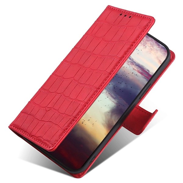 Croco iPhone 14 Pro Max cover - Rød Red