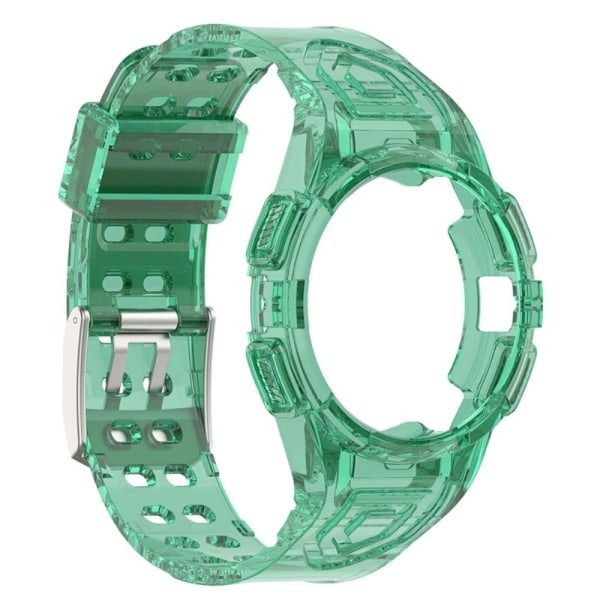 Samsung Galaxy Watch 4 (40mm) watch strap with cover - Transpare Grön