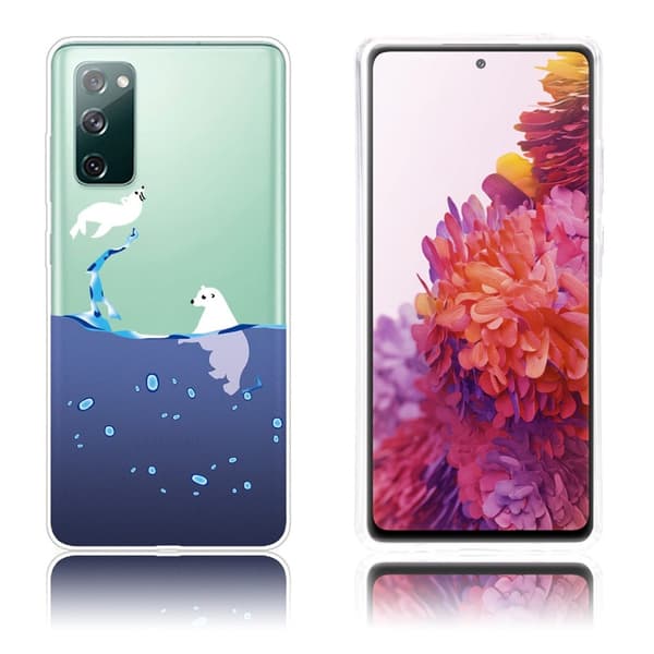 Deco Samsung Galaxy S20 FE 5G / Samsung Galaxy S20 FE skal - Isbjörn Vit