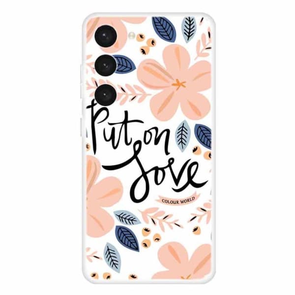 Deco Samsung Galaxy S23 Etui - Put på Love Pink