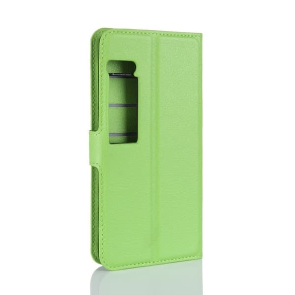 Meizu Pro 7 etui I kunstlær/silikon - Lys grønn Green