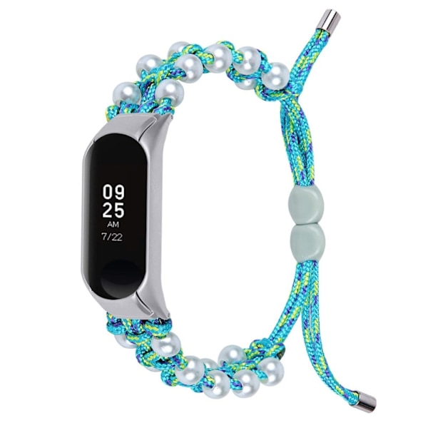 Xiaomi Mi Band 7 nylon stilfuld urrem - Blå Blue