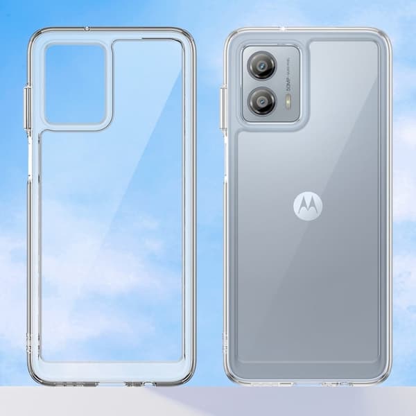 Motorola Moto G53 smart telefonskal i akryl - Transparent Transparent