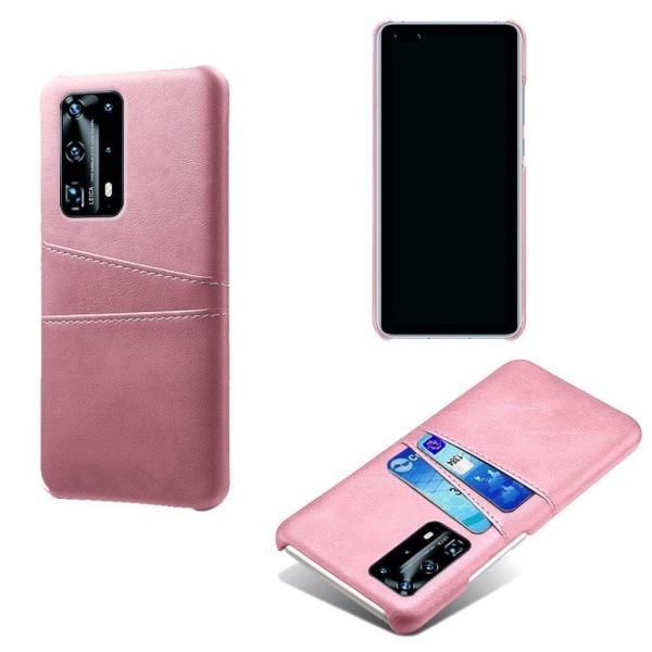 Dual Card kuoret - Huawei P40 - Ruusukulta Pink