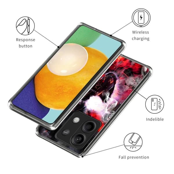 Deco Xiaomi Redmi Note 13 5G  skal - Stil E Orange
