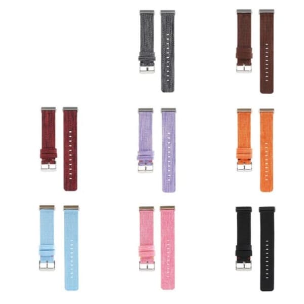 Fitbit Sense 2 / Versa 4 nylonkellohihna - Pinkki Pink